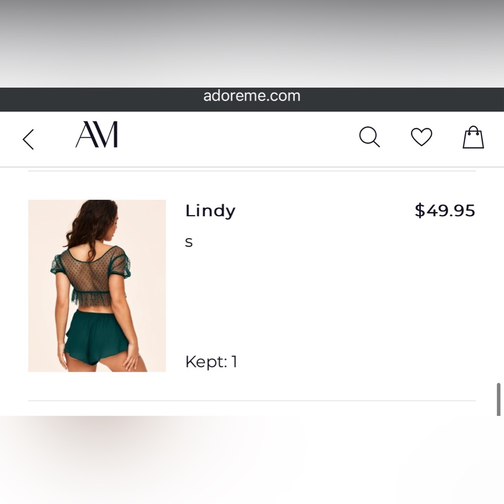 Adore Me Lingerie Set